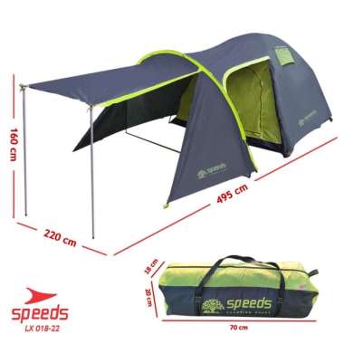 ZS SPEEDS Tenda Camping Kapasitas 6 Orang Enigma Big Dome Family Original Java 4 Pro Forester 018-22