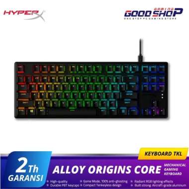 HyperX Alloy Origins Core Keyboard - PBT keycaps Aqua Switch
