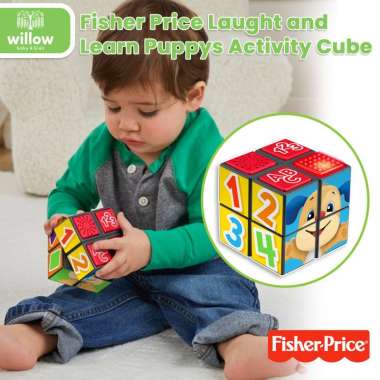 Mainan Edukasi Bayi - Fisher Price Laught & Learn Puppys Activity Cube