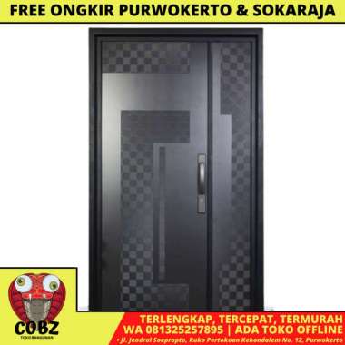 10 CM x 130 CM x 240 CM / FORTRESS DYS 130 MOM & SON Pintu Baja Set
