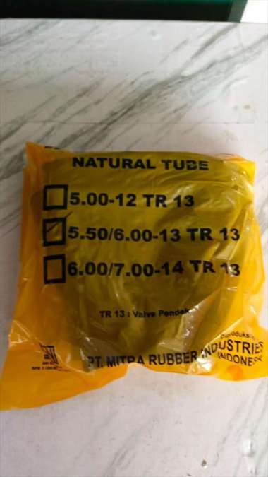 Ban Dalam Mobil Indotube NR Ring Velg 13 550/600