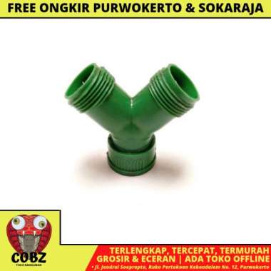 3/4 IN / NM Sambungan Y MFM Drat Luar Dalam Luar Kompresor PVC
