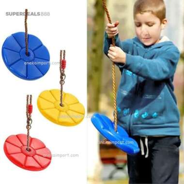 GST Ayunan Tarzan Bahan Plastik Indoor Outdoor Fitness, Ayunan Anak Rumah Tebal hijau