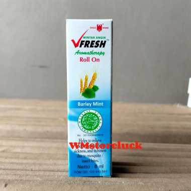 VFRESH AROMATHERAPY ROLL ON 8ML / v fresh minyak angin roll on BARLEY MINT