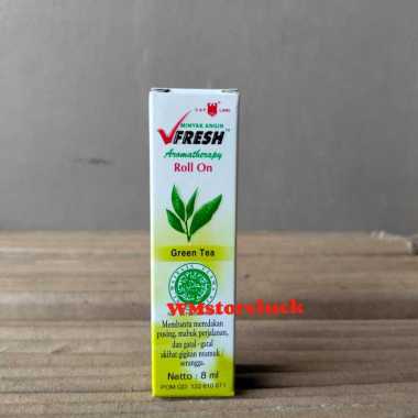 VFRESH AROMATHERAPY ROLL ON 8ML / v fresh minyak angin roll on GREEN TEA