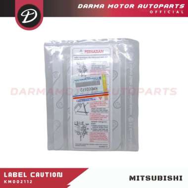 Sticker Stiker Instruksi Jungkit Kabin Canter Original KM002112 KTB