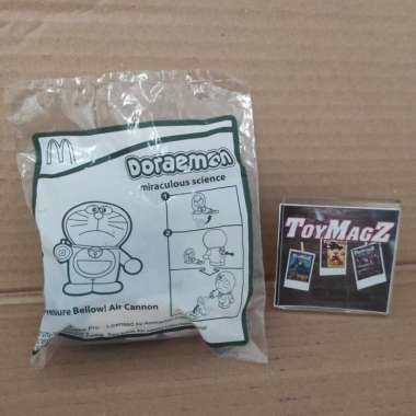 Figure Happy Meal McDonald Doraemon Pressure Bellow Air Canon