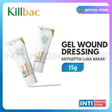 KILLBAC - Gel Wound Dressing 15gr | Antiseptic Hydrogel Luka Bakar