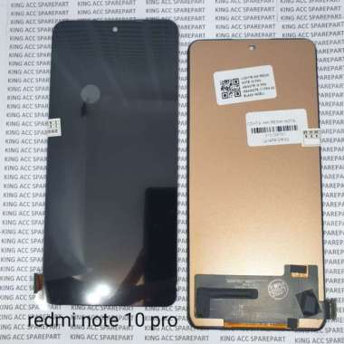 LCD TOUCHSCREEN XIAOMI REDMI NOTE 10 PRO - NOTE 10 PRO MAX BLACK INCEL