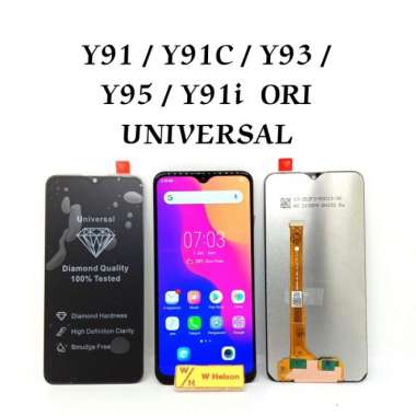 Lcd Touchscreen Vivo Y91/Y91c/Y93/Y95 benar" ORI