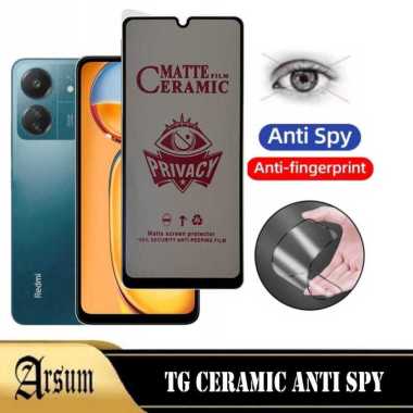 3er Pack Privatsphäre Schutzfolie Für Xiaomi Redmi 13C / Poco C65 – 9H Gehärtet, Anti-Spy, Blasenfrei