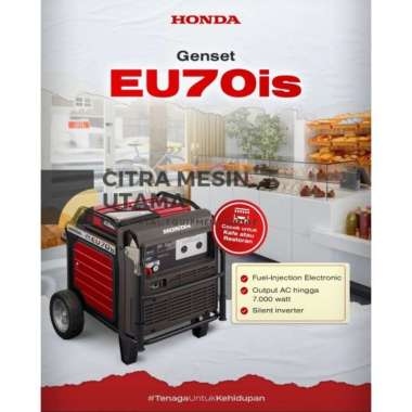 Genset Silent Bensin 5500 Watt Honda EU70IS Gasoline Generator EU 70IS Multivariasi