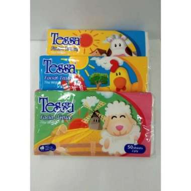 Facial tissue / tisu wajah Tessa 50 sheets 2 ply - Tisu Tessa TP-11
