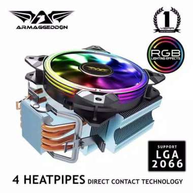Heatsink Armaggeddon Fan Arctic Storm 3 RGB R4Garansi 1 Tahun Semarang