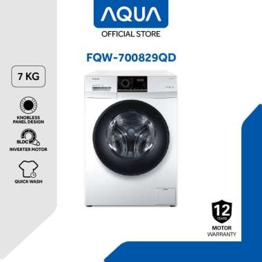 AQUA Mesin Cuci FQW700829QD / FQW-700829QD / FQW-700829-QD 7Kg GARANSI RESMI