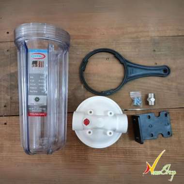 Housing Filter Air Eugen 10 Inch Drat setengah inch Clear