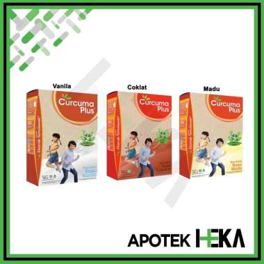 Curcuma Plus Box 180 g - Susu Bubuk Ekstrak Temulawak Vanila