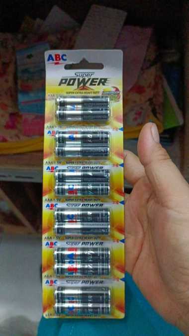 Batu Baterai Batre Battery ABC AAA Super Power A3 Murah