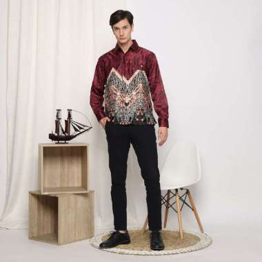 KEMEJA TBP ATASAN PRIA MODERN/BAJU BATIK PRIA/KEMEJA BATIK COWOK/KEMEJA LENGAN PANJANG FORMAL/BATIK