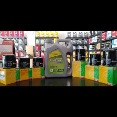 Oli LCGC Toyota Calya Sigra dll. Fastron Eco Green 0w-20 & Filter Oli.
