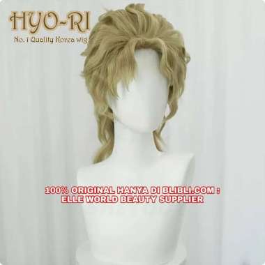 READY STOCK - WIG COSPLAY ANIME JOJO'S BIZZARE ADVENTURE WIG DIO BRANDO WIG COSPLAY ANIME JOJO S BIZ