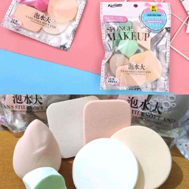 Kuas make up set spons set