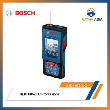 Meteran Laser Merah 100 meter Bosch GLM 100-25 C Outdoor & Indoor