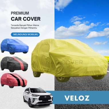 Body Cover Mobil Veloz 2022 Sarung Mobil Veloz 2022 Warna Tipe Reguler Hemat Termurah merah lis hita