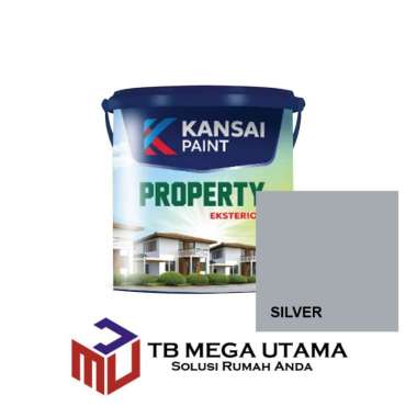 Kansai Paint Property Eksterior Silver 5 Kg | Cat Tembok Eksterior