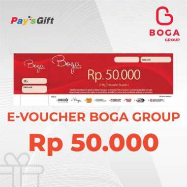 [Paysgift] Voucher Digital Boga Group Value Rp 50.000 SALE