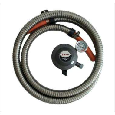 RINNAI RG-622MS PAKET SELANG GAS 1,8M DAN REGULATOR / RG 622 MS / RG622MS REGULATOR