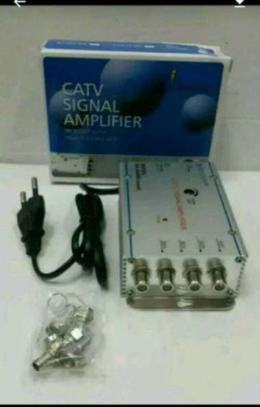 Terbaik Splitter Booster Antena Tv 4 Way/Spliter Caty Signal Amplifier
