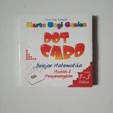 KARTU BAYI GENIUS DOT CARD - Belajar Matematika Mudah & Menyenangkan