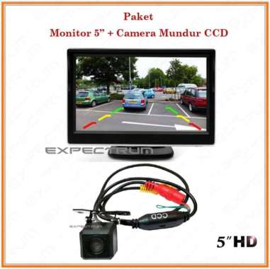 Monitor Tv Ondash 5 Inch - Paket Monitor Tv 5 Inch &amp; Kamera Ccd New