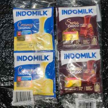 Promo Harga Indomilk Susu Kental Manis Plain per 6 sachet 37 gr - Blibli