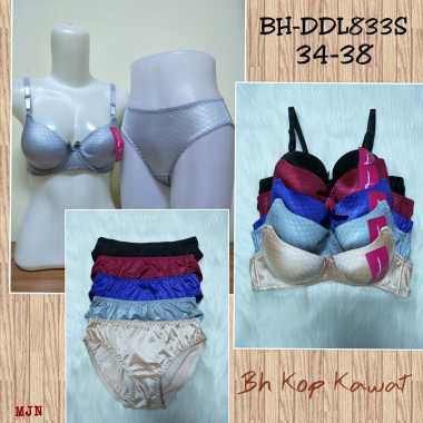 LYDYLY BH SET CD DD L 833S BRA KAWAT SIZE 34 36 38 CELANA DALAM WANITA FREE SIZE 38