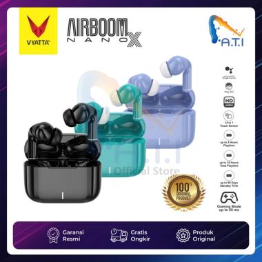 VYATTA Airboom Nano X TWS Bluetooth Headset Earphone Gaming Mode Tosca Green