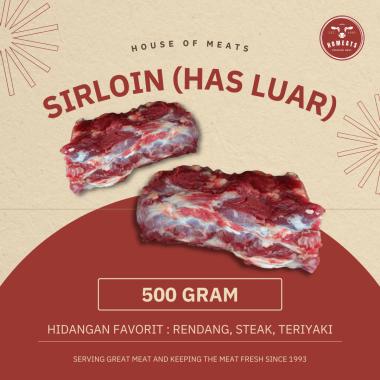 Daging Sapi Lokal Segar Has Luar Sirloin 500 Gram