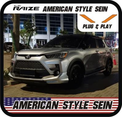 raize lampu sein american style sticker Multicolor