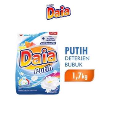 Promo Harga Daia Deterjen Bubuk Putih 1700 gr - Blibli