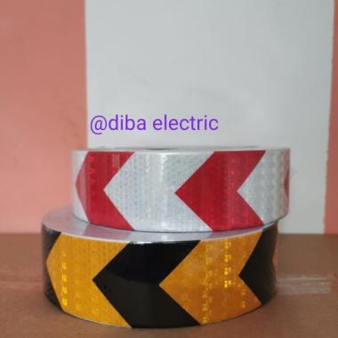 Stiker panah/stiker anak panah/Reflektor/Reflective tape/Rambu rambu Multicolor