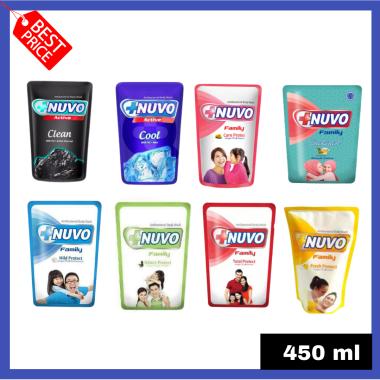 Sabun cair Nuvo 450ml nuvo refill body wash Merah