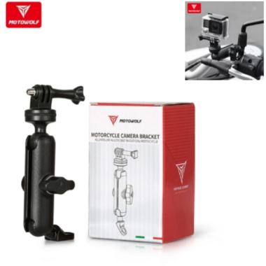 Motowolf Breket Gopro Action Cam Holder Kamera Motor Camera Insta 360 SPION