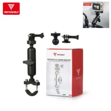 Motowolf Breket Gopro Action Cam Holder Kamera Motor Camera Insta 360 STANG