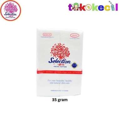 Selection Facial Cotton 35 gram kapas pembersih wajah make up