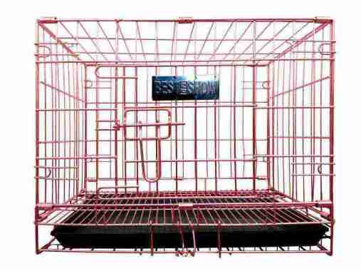 Dog Cage PC 01 PINK - Kandang Besi