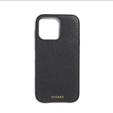 STARKE - AEGIS FAWN Aesthetic Leather Cover Case Iphone 13 Pro Black
