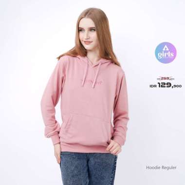 Aerostreet Hoodie Regular Marvella Dusty Pink Sweater Jumper 1D000 XL