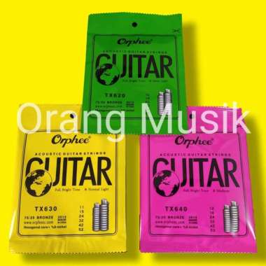 Senar Akustik Orphee 010 011 012 Import Senar Orphee TX620 TX630 TX640