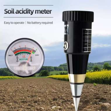 PH Meter Tanah Kelembaban PH Soil Meter Tester
